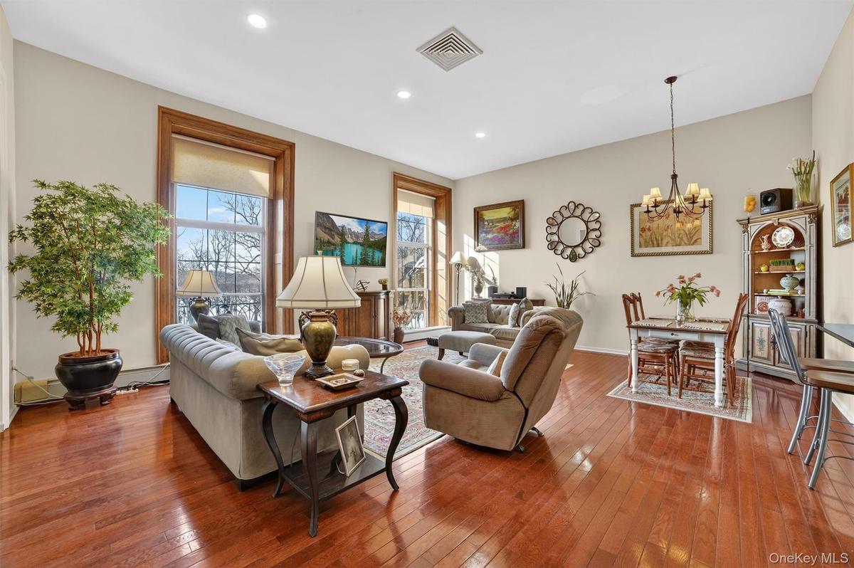 Living/Dining Room with Lake View