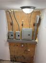 Utility room with electric panel