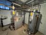 Utility room with water heater