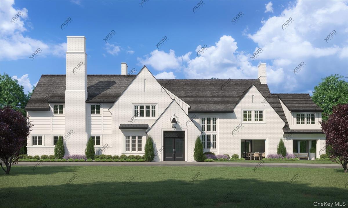 View of front of proposed house to be built