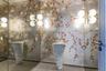 Hand Painted wall paper and custom sink