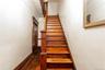 Staircase with baseboards