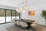 Dining room opens completely to the outside