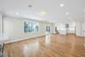 open concept dining and living area