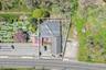 Aerial view of property's location with property parcel outlined