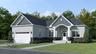 View of front of property with stone siding, a front yard, an attached garage, driveway, and roof with shingles. For Marketing Purposes!