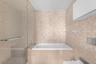 Separate bathtub and shower