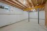 Full basement, insulation on walls & ceiling