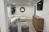 Living room featuring recessed lighting and baseboards
