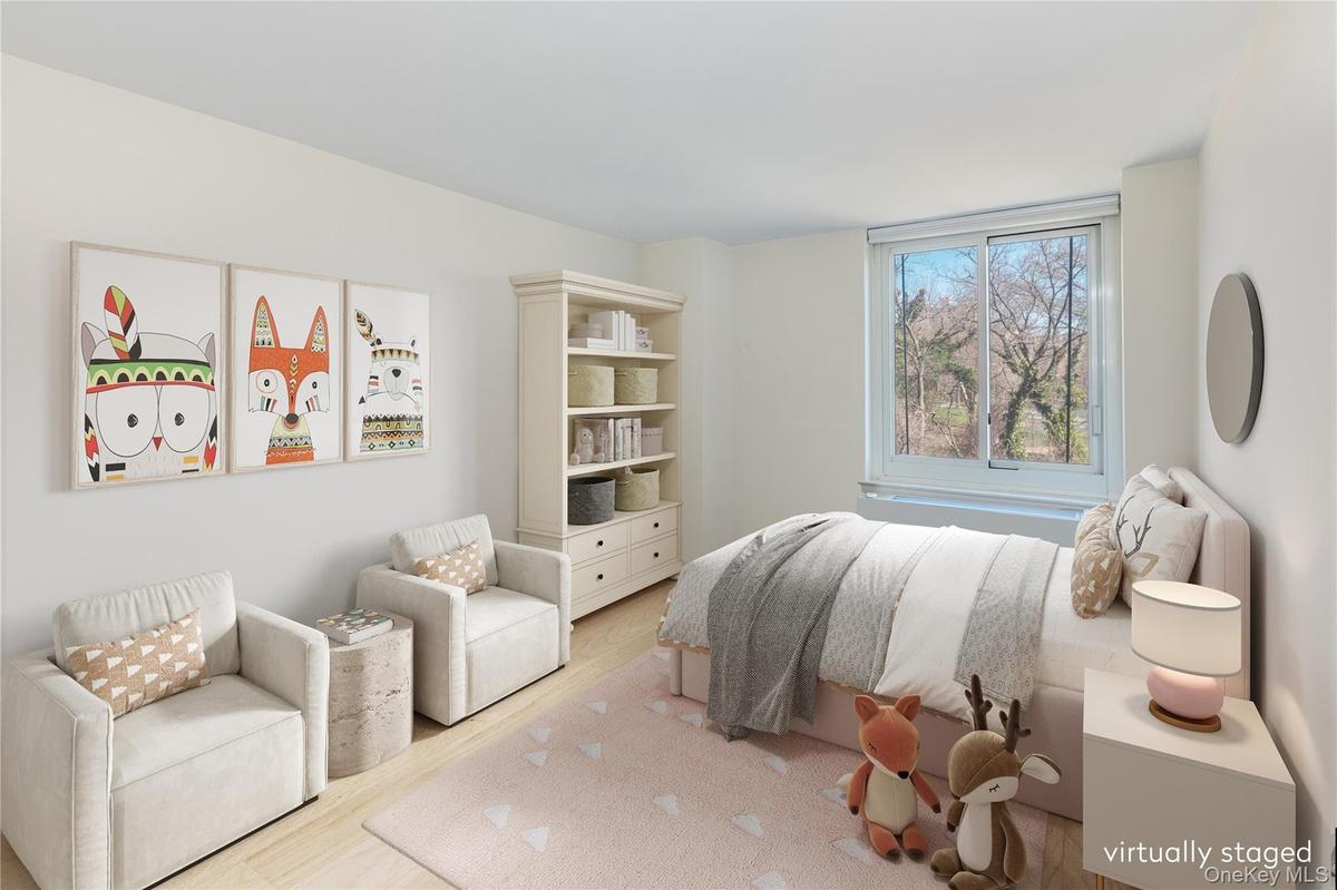 Bedroom with wood finished floors