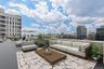 View of patio / terrace with a skyline view and outdoor lounge area