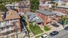 Aerial perspective of suburban area