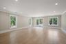 Unfurnished room featuring crown molding, light wood-style flooring, plenty of natural light, and recessed lighting