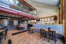Dining area featuring wood finished floors
