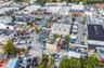 Aerial view of industrial structures