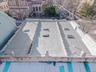 Exterior view of a rolled roof