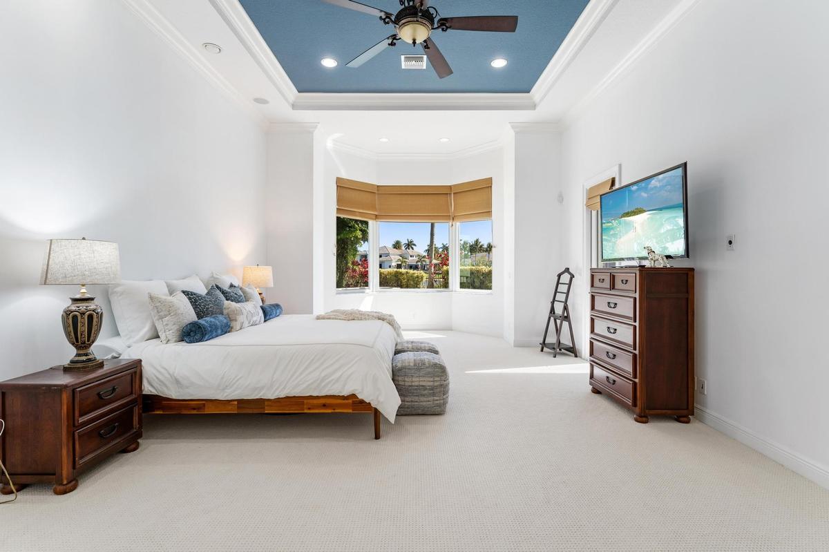 Spacious Primary Bedroom with Door leading to lanai