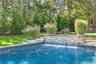 Swimming pool featuring a yard