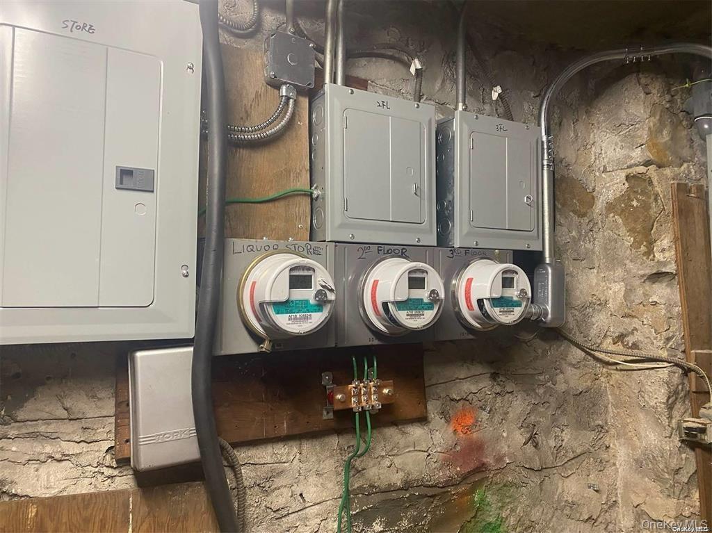 Utility room featuring electric panel