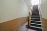 Stairway with carpet floors