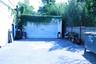 View of detached garage