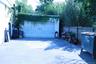View of detached garage