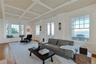 Living area with panoramic river view