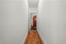 Hallway with baseboards