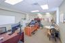 Office featuring a paneled ceiling