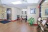 Community lobby featuring a drop ceiling