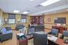 Executive Office with a drop ceiling