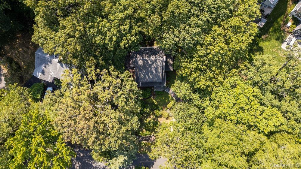View of property location featuring a heavily wooded area