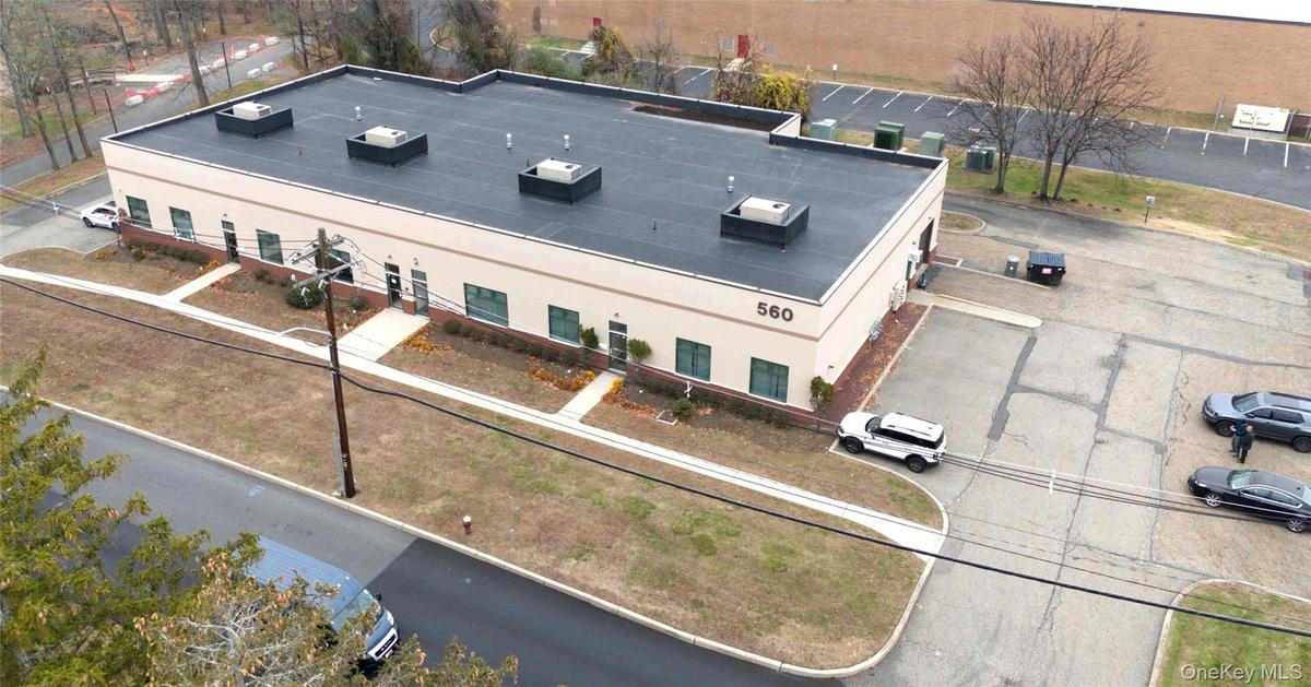 Front aerial view