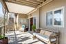 Wooden deck featuring stairs