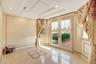 Doorway to outside featuring french doors, tile patterned floors, and recessed lighting