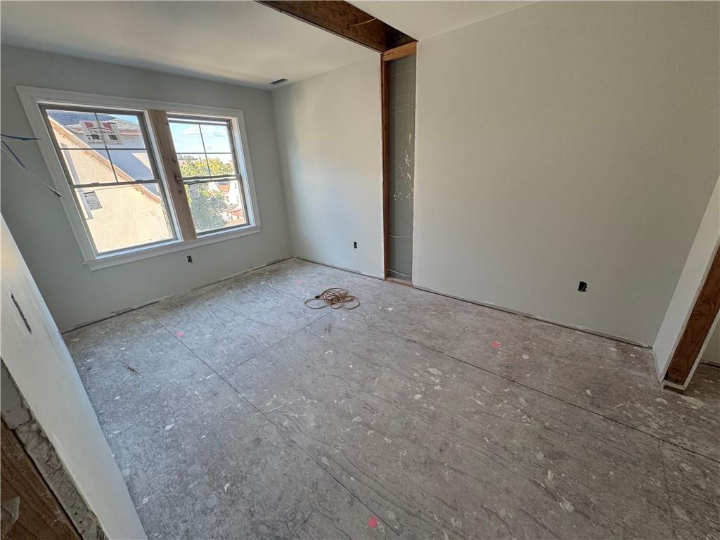 Unfinished room