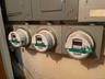 Laundry room with electric panel
