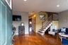 Foyer entrance featuring hardwood / wood-style flooring, recessed lighting, and stairway