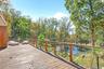 Main deck overlooking pond.