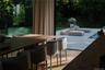 Dining room that allows for a 17' long dining table