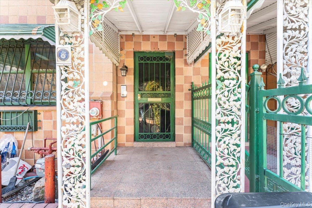 View of exterior entry