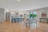Dining room featuring light wood finished floors and recessed lighting