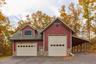 Detached 8 Car Garage with 2 Car Carport
