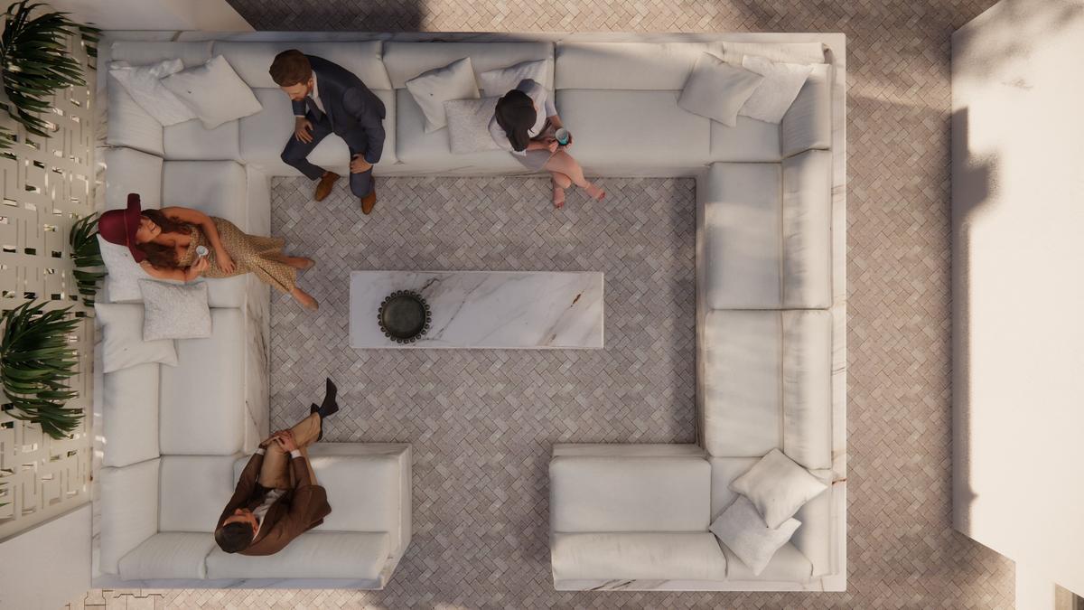 Athens Aenaon Park New Residences - Private Club for Residents - Communal Area
