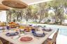 Villa Sands to rent in Ibiza - Outdoor alfresco dining area