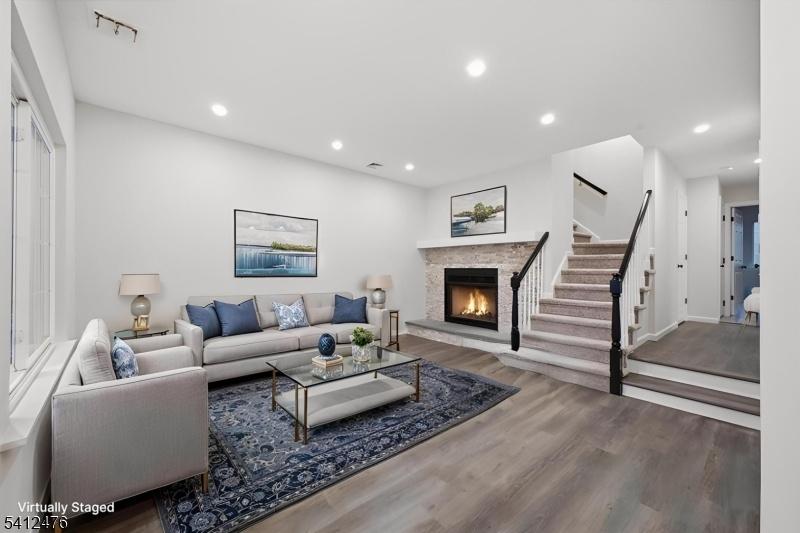 Virtually Staged Living Room