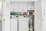 Laundry Closet in Kitchen