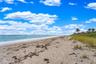 Beach behind condo