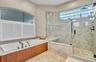Primary Bathroom with Large Jetted Tub