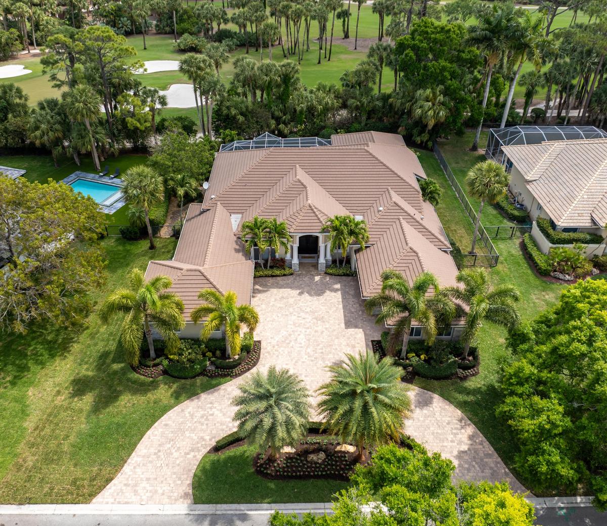 Aerial View with Driveway